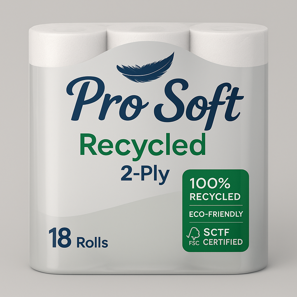Recycled 2-Ply Toilet Paper